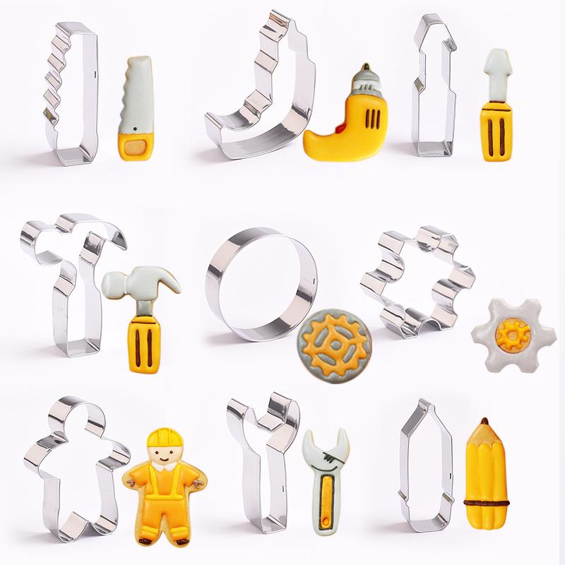 切模装修工具饼干模蛋糕模烘焙用具曲奇工程不锈钢饼干模具