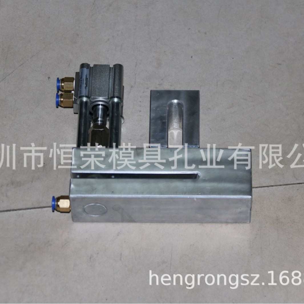 厂家定各类制切袋机气动冲孔模具打孔器 尾部出料6MM圆孔打孔机