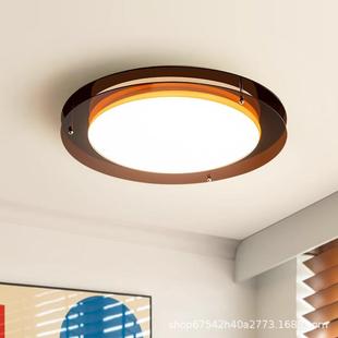 中古风灯具卧室灯法式 吸顶灯vintage复古主卧灯南洋风阳台书房灯