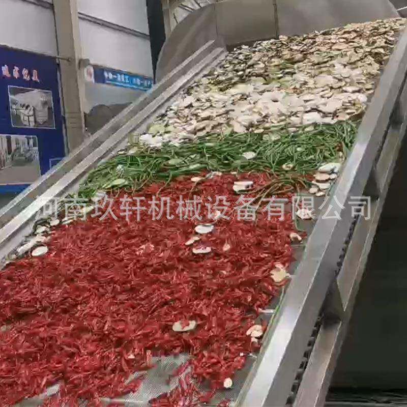 不锈钢多层网带烘干机全自动辣椒烘干机大型连续式辣椒干燥机
