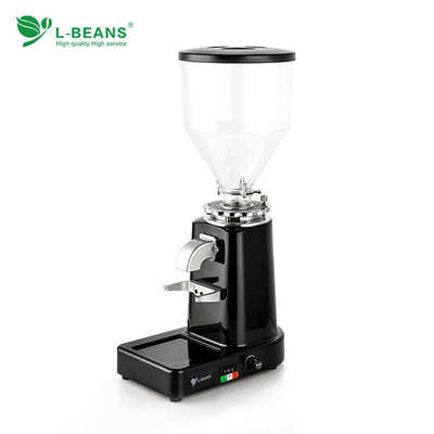 L-BEANS 电动咖啡磨豆机 意式研磨机商用家用咖啡豆粉碎机 可点动