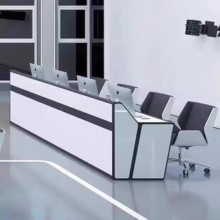 烤漆指挥中心控制台监控台安防调度台简约现代监控室操作台集控台