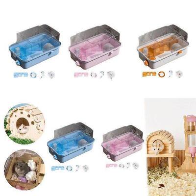 2 Tiers House Spacious Hamster Cage for Guinea Pigs Bunny