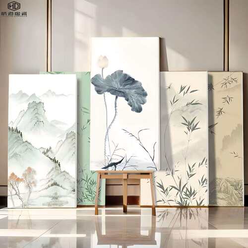 宋式美学瓷砖600x1200花砖中古风卫生间厨房厕所墙砖荷叶艺术花片