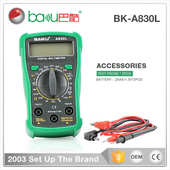 巴酷BK A830L数字万用表直流交流电压电流高精度万能表测电容防烧