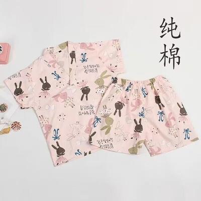 儿童汗蒸服纯棉男童女童学生浴服小孩子桑拿服家居服柔软舒服