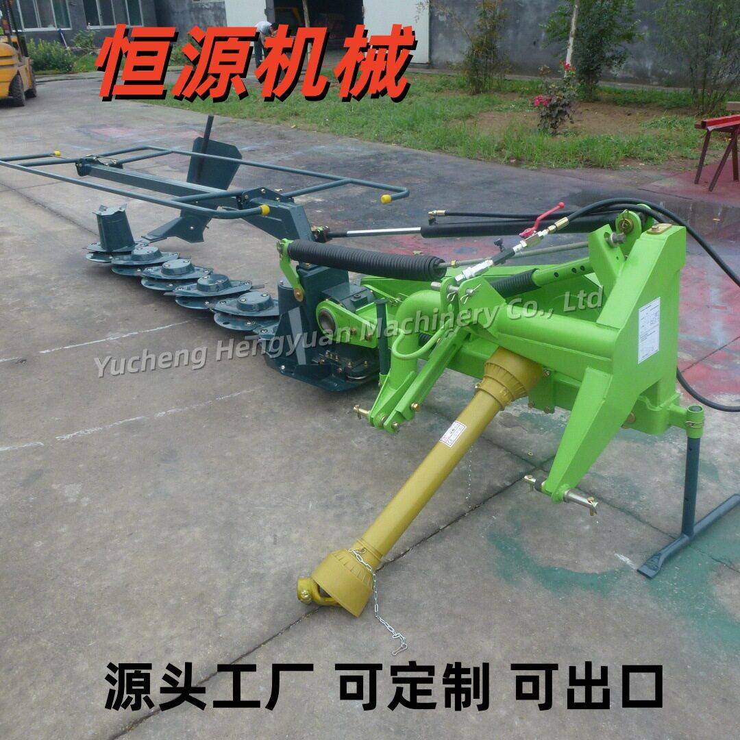 圆盘式割草机收割宽度1.3米到2.5米拖拉机带的割草盘厂家