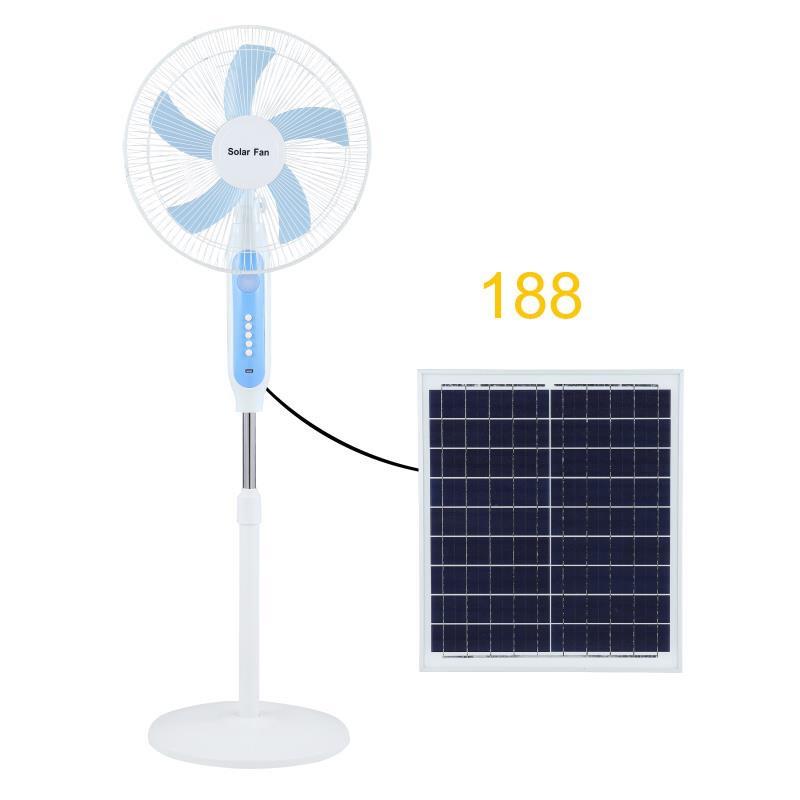 东南亚太阳能风扇现货供应支持下订单订货快速出柜太阳能板落地扇