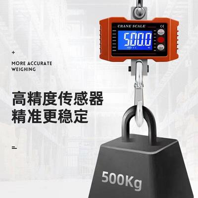 电子吊秤提挂称称钩线称吨挂500kOCS-H02g1T2直显无吊钩秤精度电