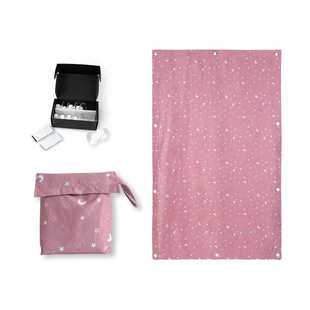 贴旅行定制魔术窗帘吸盘便携式 可调 长宽带印花遮光节窗帘数码