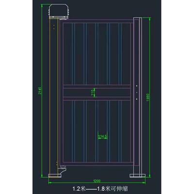 门禁广告通道感应电动机智识别门禁系统厂家行小门遥控人脸闸能人