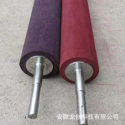厂家生产抛光研磨不织布刷辊 百洁布刷辊 不织布刷辊机械配套