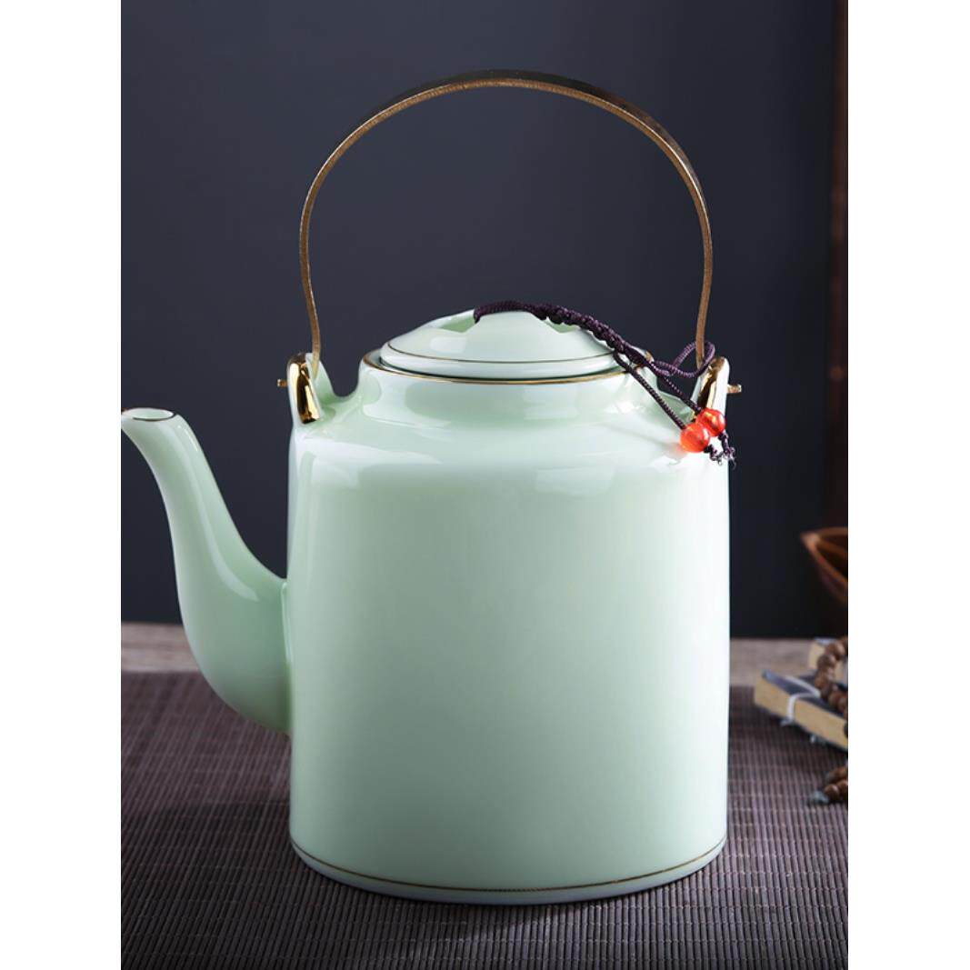 厂家生产 陶瓷茶壶提手 功夫茶具配件 纯铜提梁茶壶小把手