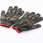 批发耐磨耐用白手套手套工作手套整件劳保防护棉纱加厚棉线邮包