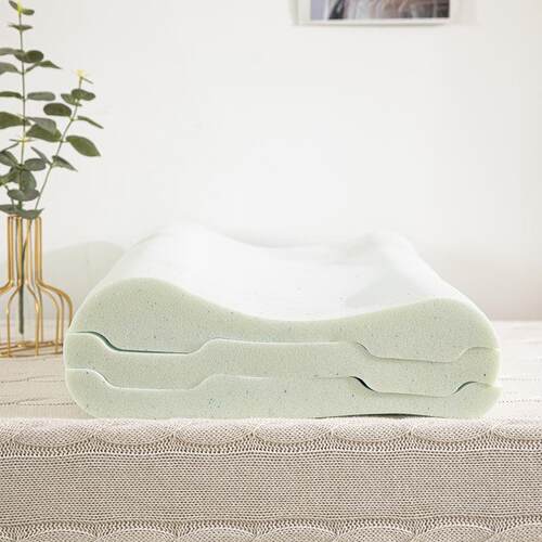 -厂家回直销新软高低枕三层慢弹记忆枕硬波浪形可调节记忆棉枕品