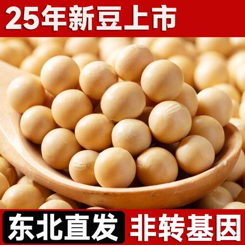 东北黄豆24年农家自种大豆打豆浆生豆芽豆类五谷杂粮