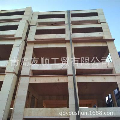 加厚青岛城阳木箱免熏蒸围板箱可拆卸包装箱久经耐用物流胶合板
