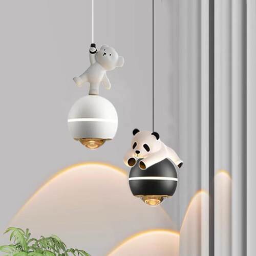 可升降灯设计师网红主卧小吊灯床头吊线 线灯儿童卧室现代简约高