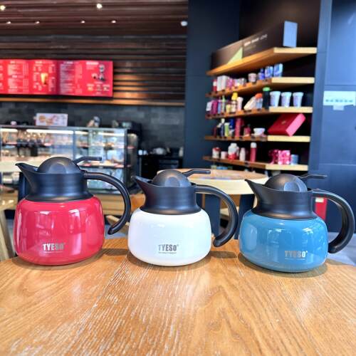 泰硕/TYESO保温壶家用304不锈钢保温水壶保暖壶热水瓶轻奢焖茶壶