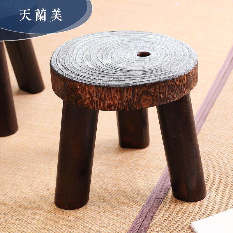 全实木质小圆凳儿童坐凳板凳矮凳换鞋凳洗脚凳茶几喝茶凳子沙发凳