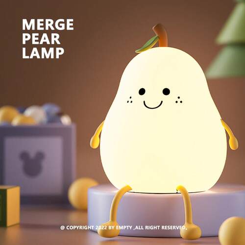 MERGE PEAR LAMP | 不分梨 多彩氛围伴睡夜灯 延时关灯 硅胶材质