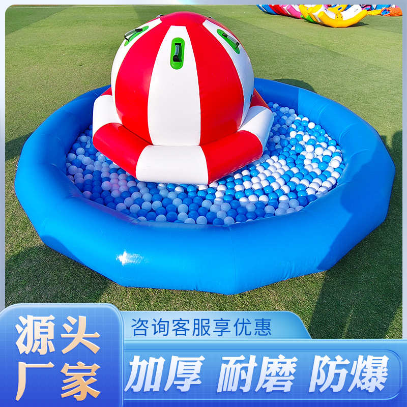 户外儿童沙池充气泳池移动水上乐园方形圆型户外摆摊型充气水池