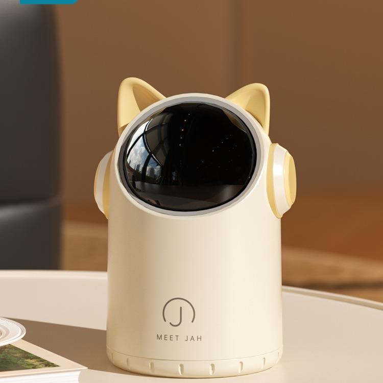 桌面垃圾桶高颜值智能感应带盖可爱迷你小号轻奢家用大口径