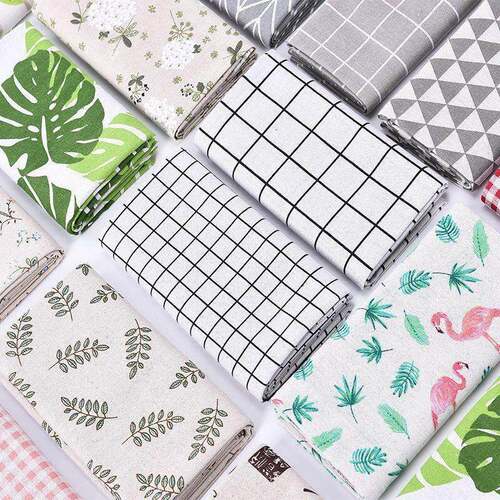 cotton and linen fabric curtain sofa fabric background cloth