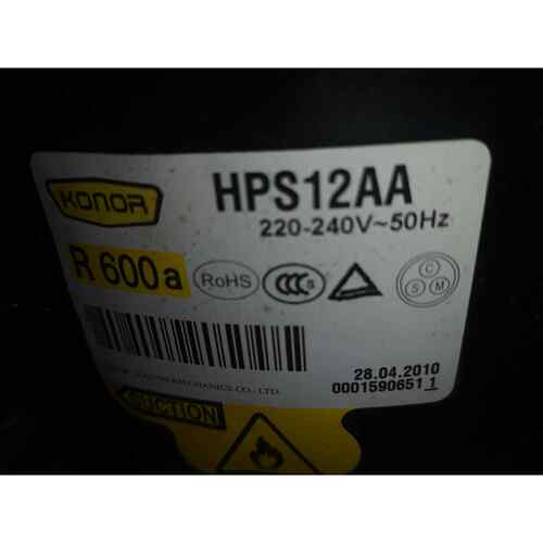 HPS12AA 上海科纳冰箱压缩机 冰柜压缩机