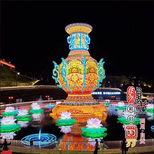 大型传统灯会展览春节元宵中秋灯组制作户外夜游摆件布置装饰