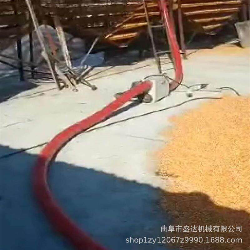 软牛筋管螺旋无轴绞龙抽料机 上料装袋抽麦收谷上粮机 软管吸粮机