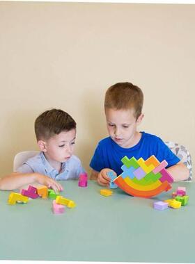 tetris goki Balance Blocks Montessori Toys Education for kid