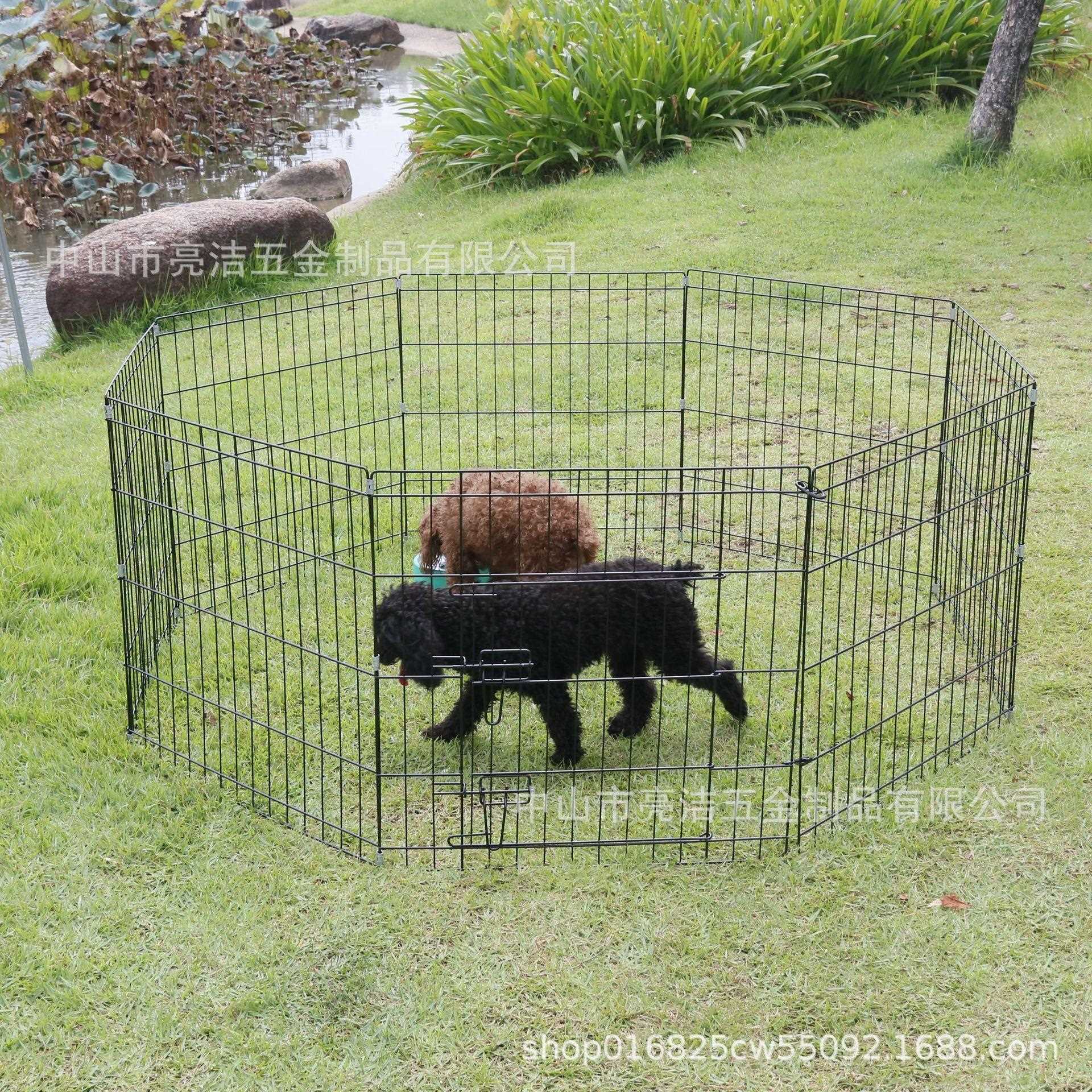 新款直销狗围栏多功能栅栏承重铁笼子宠物小中型狗猫咪兔子小猪围