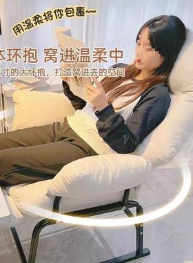 椅办公室午午睡WGI折叠躺床家用休可闲躺可坐两用电脑椅休懒人沙