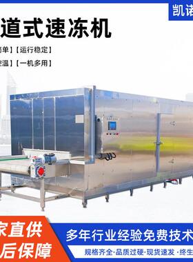 樱桃山楂流态化速冻机氟利昂隧道式速冻机玉米粒青豆粒速冻设备