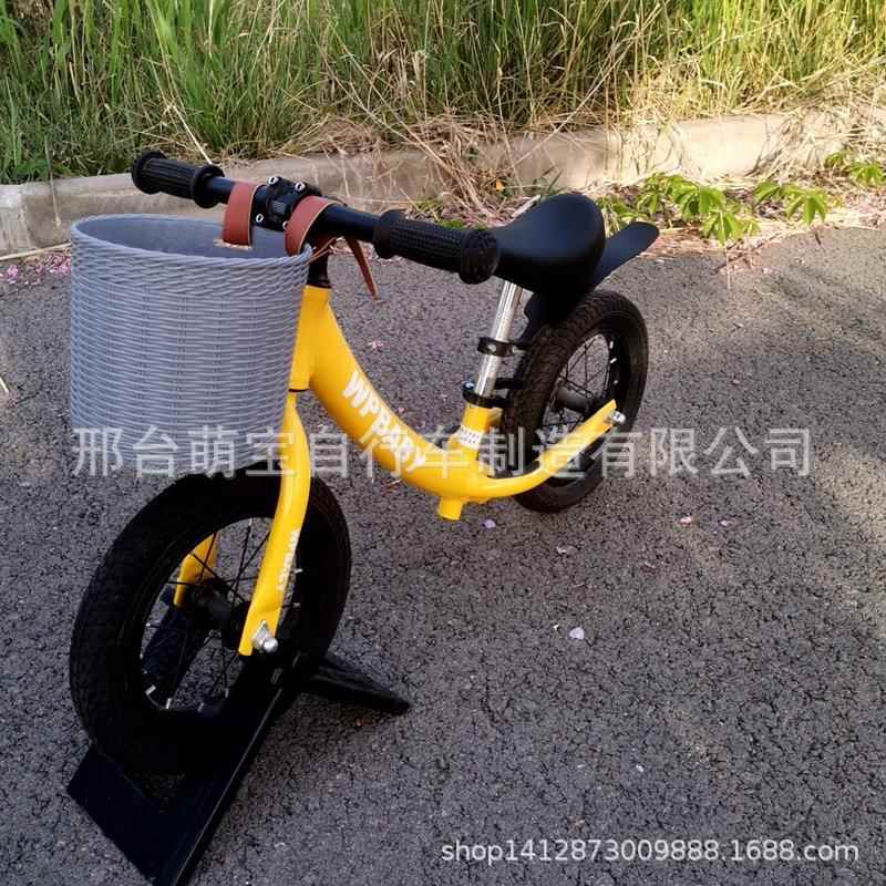 新款直销儿童自行车车筐前筐童车塑料车篮子滑板车挂篮平衡车筐篓