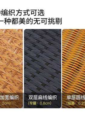 摇椅藤椅成人藤编午睡家用躺椅懒人钢架老人摇摇休闲阳台承重逍遥