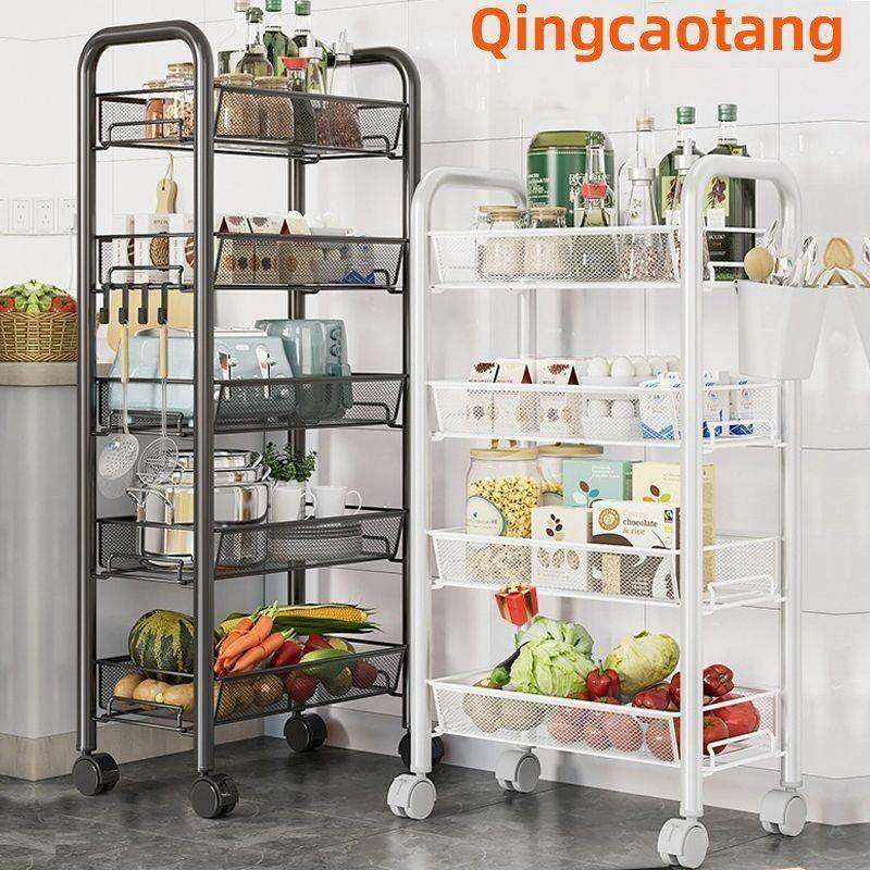 厨房架，立式多层家用微波架，蔬菜储存架，烤箱架，带轮子的储存,厨房/烹饪用具,厨房清洁/工具套装,淘宝优惠券,粉丝福利购,淘宝优惠卷