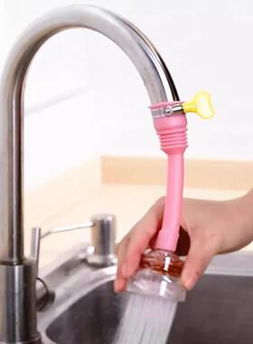 厨房水龙头防溅水花洒家用水管喷头可伸缩自来水过滤嘴节水过滤器