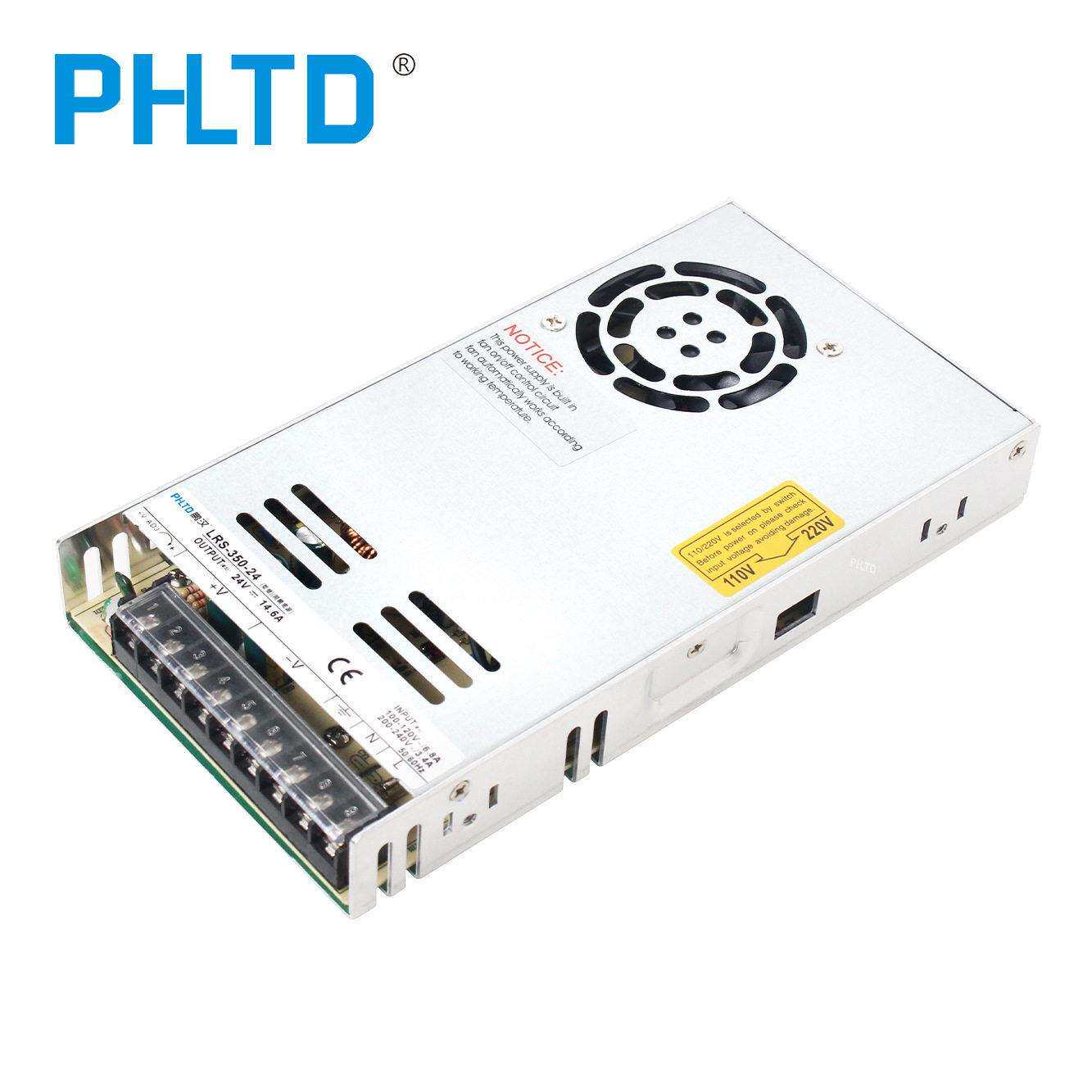 工厂直销 开关电源 LRS-350W-24V14.6A变压器220V转12V36V48V直流