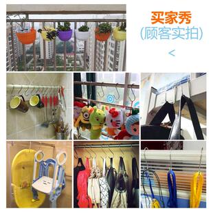 不锈钢Z型S型门后厨房柜门上挂钩免打孔宿舍上铺床门后背式 挂衣钩