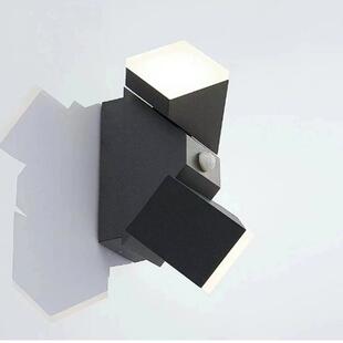 2别墅小区工 可调角度上下发户光ST9907 款 LED外壁灯人体感院应款