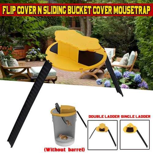 Reusable Mouse Trap Automatically Reset Plastic In/Outdoor S
