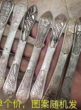 古玩古董收藏 清朝银发簪 老物件 清代老银簪子发簪银器收藏 包邮