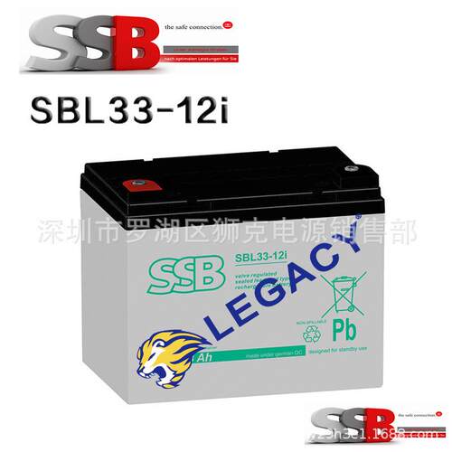 德国SSB蓄电池SBL33-12I机器人仪器、船舶绿色能源12V33AH