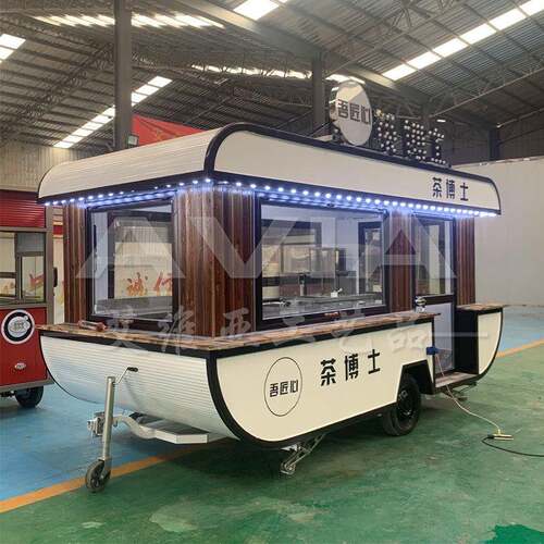 多功能海盗船移动餐车奶茶咖啡冰淇淋店车营地网红打卡街景售货车