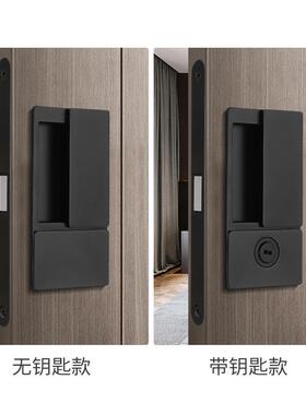 Ahande门卧8951室门锁室内隐形l门磁吸静音房锁内嵌式暗藏把门手