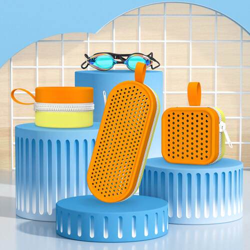 Silicone Swimming Glasses Capacity Double-Sided Goggles Bag