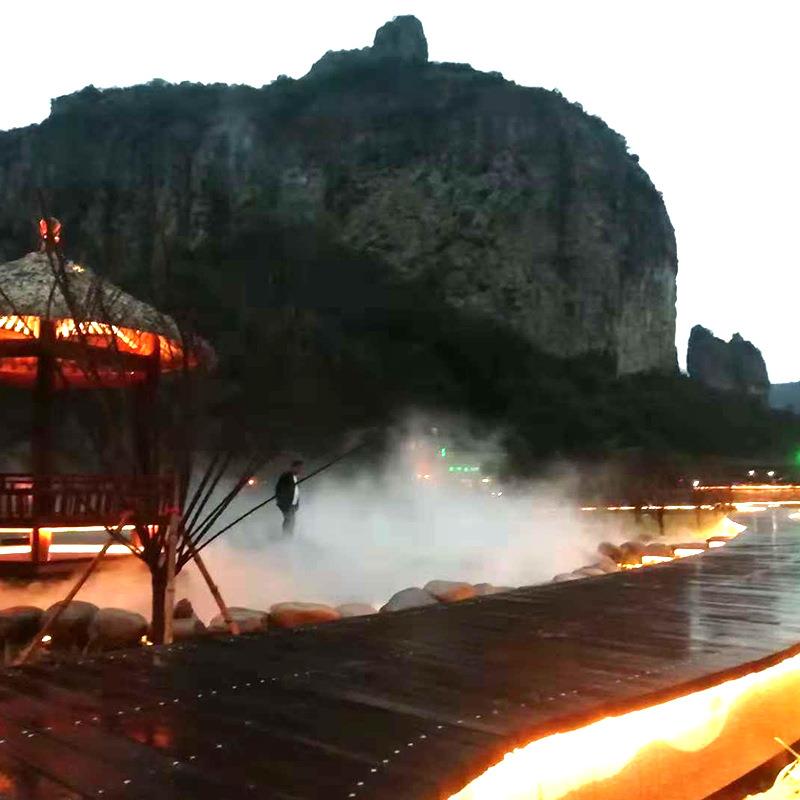 厂家直销园林景观喷雾生态餐厅降温雾化公园别墅人造雾加湿设备