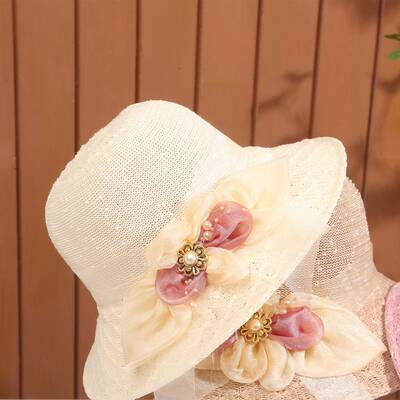 女式太阳帽2026正流行女士草帽夏季防晒帽遮阳帽节日礼品妈妈帽子